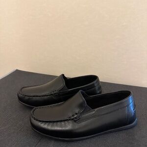 Classic Black Boy's Slip-on Shoes